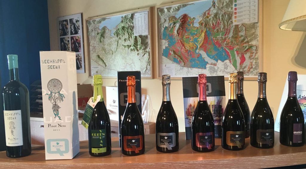 Quadra sperimentare per un Franciacorta al Top Franciacorta Quadra