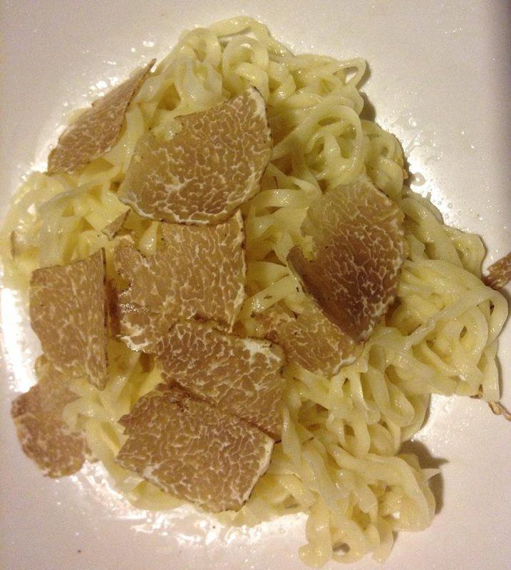 I miei tagliolini con lamelle di tartufo