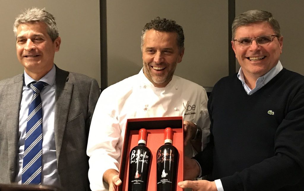 La Cantina Valpantena presenta Brolo dei Giusti Luigi Turco,Giancarlo Perbellini e Luca Deganii