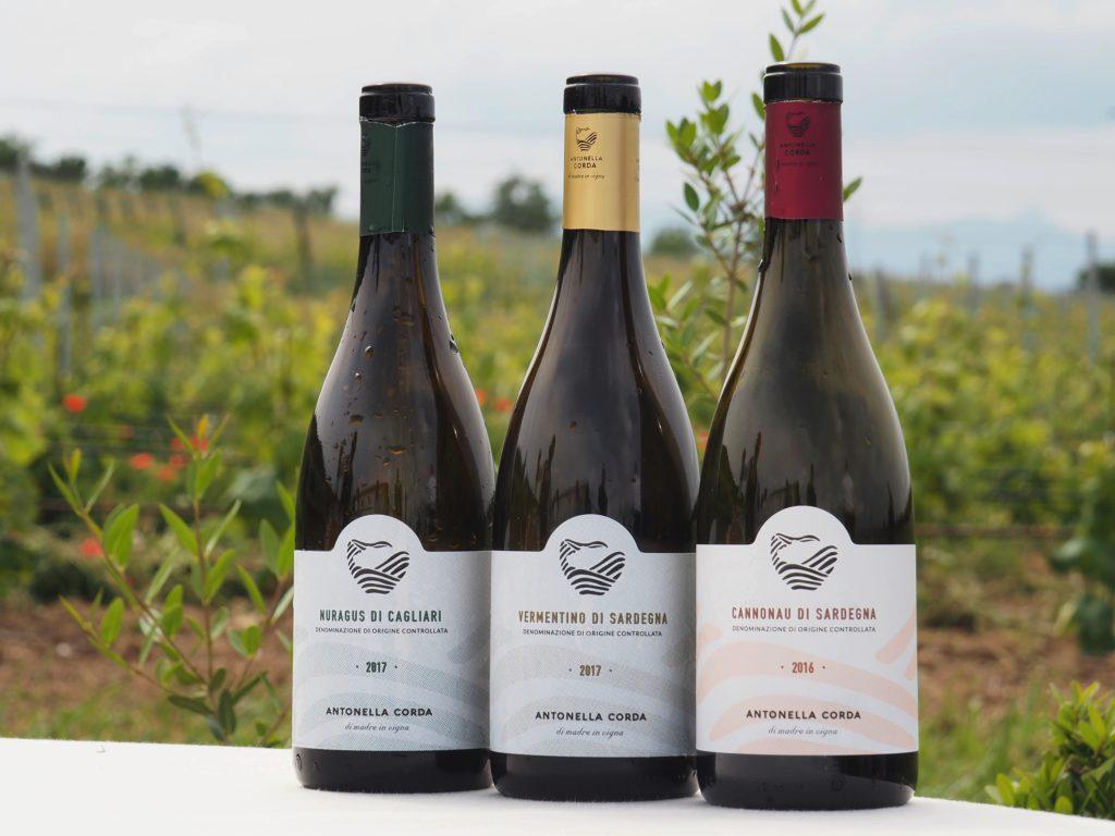 Vini della cantina di Antonella Corda