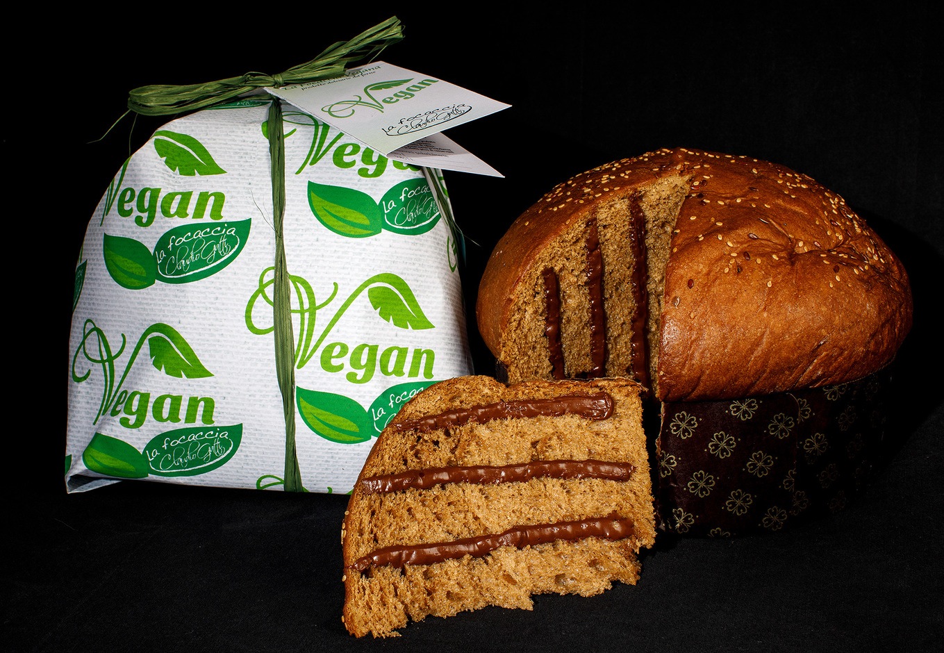 Focaccia canapa vegana di Pasticceria Tabiano