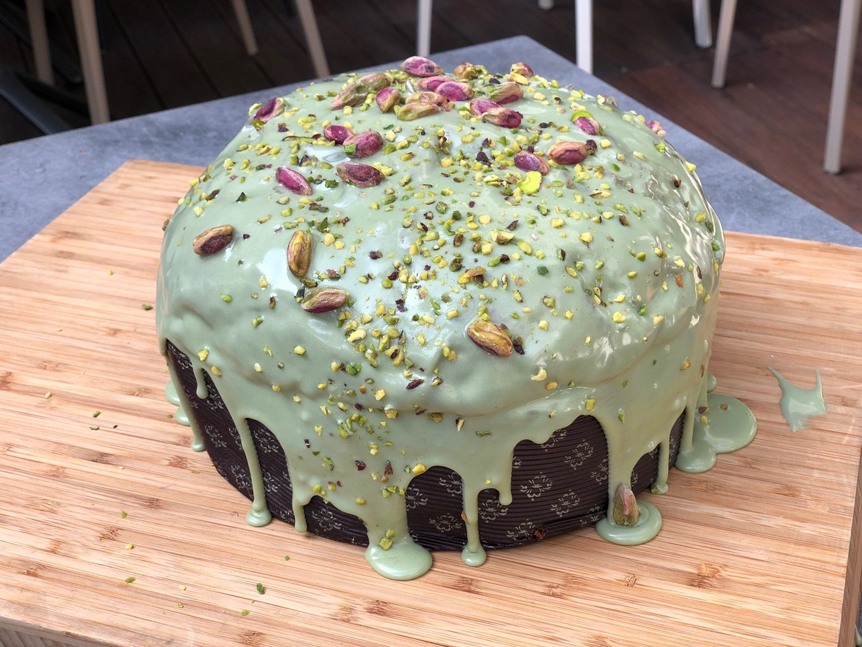 Panettone al pistacchio Ammu