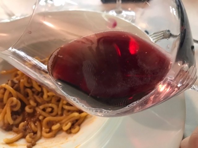 Gramigna, ragù e Lambrusco