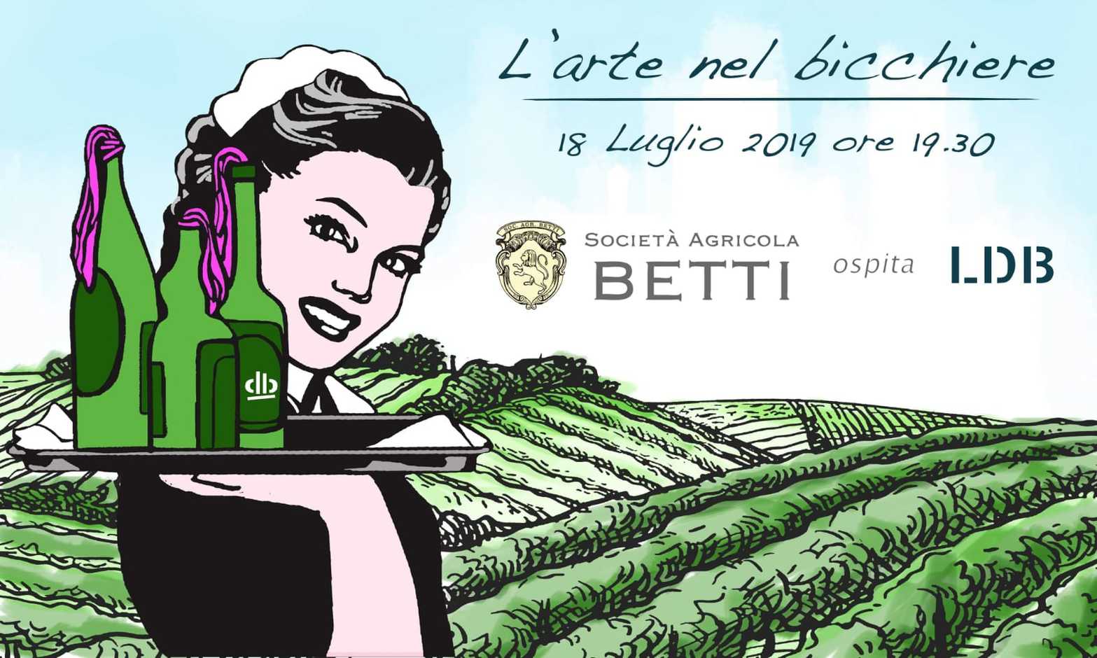 FATTORIA BETTI ospita l’artista LDB: un incontro tra eccellenze pistoiesi all’insegna di vino ed arte Fattoria Betti, cantina con 20 ettari di vigneto ubicata a Quarrata, nella provincia di Pistoia, continua il suo percorso di profonda connessione con il mondo dell'arte, e stavolta lo fa insieme al noto stencil artist pistoiese LDB. Questo mese si profila infatti piuttosto vivace per l’azienda vinicola fondata nel 2003 e guidata dai fratelli Guido e Gherardo Betti, dato che il prossimo Giovedì 18 Luglio verrà inaugurata nella tenuta una personale di LDB: l’appuntamento è fissato alle 19.30 in cantina, quando il pubblico potrà finalmente scoprire le opere. La presentazione sarà accompagnata da un aperitivo curato dai sommelier della Delegazione Fisar Pistoia, che serviranno uno dei vini bianchi della gamma, Bianco di Toscana IGT CRETO DE’ BETTI 2018, insieme alle creazioni gastronomiche dei personal Chef di “The Dinner”. Tutto avrò lo speciale costo di euro 15,00. LDB è nato a Pistoia e il genere di graffiti art noto come stencil art ha per lui rappresentato fin dalla sua formazione primaria - avvenuta nella città natale - la principale forma di espressione. Si tratta di una tecnica in cui i graffiti vengono realizzati attraverso uno stencil, maschera normografica da cui è diffusa la vernice spray: in questo modo è possibile riprodurre una stessa identica immagine in un illimitato numero di copie. LDB ha sempre considerato questo procedimento non solo in senso decorativo, ma come uno strumento espressivo che gli ha consentito di intervenire nella città integrandosi con gli scenari urbani ed esaltandoli. Negli ultimi anni è poi giunta la meritata consacrazione, quando la sua opera Batman.2 è stata inserita nella più importante piattaforma multi-channel mondiale del settore, “Global Street Art”. FATTORIA BETTI Via Boschetti e Campano, 66 - 51039 Quarrata (PT) ITALIA info@fattoriabetti.it - IG@fattoriabetti - www.fattoriabetti.it Come anticipato, per celebrare l’avvenimento il pubblico si troverà a degustare il suddetto BIANCO DI TOSCANA IGT “CRETO DE’ BETTI”, vino prodotto con Chardonnay 70% e Trebbiano Toscano 30% che è stato lanciato sul mercato per la prima volta nel 2005: un calice che esprime una marcata freschezza al gusto, con profumi che spaziano dalla rosa a note tropicali, davvero in sintonia, per la sua personalità originale, con un’occasione come questa. “La nostra cantina da tempo intreccia il suo cammino con quello dell’arte contemporanea, mia grande passione da anni, proprio come il vino: entrambi sono in primis una forma d’arte” - racconta Guido Betti - “abbiamo iniziato ad ospitare delle mostre nella tenuta fin dal 2017, con una collettiva che includeva opere di Andrea Rusin e Gabriele Mosti, per proseguire poi nel 2018 con altre esposizioni tra cui quelle della scultrice Mia Castro e della pittrice Carol Kohler. Inoltre custodiamo una permanente dell’artista taiwanese Shan Pin che molti ricordano per una memorabile apertura a cui partecipò addirittura l’Ambasciatore di Taiwan. Ecco, il nostro sogno è proseguire in questa direzione: produrre vini con crescente passione per far conoscere tramite essi il nostro splendido territorio e creare attorno alla cantina un parco artistico che le persone potranno esplorare gustando i nostri calici”. La mostra di LDB sarà visitabile fino alla fine di Settembre: si tratterà anche di un’occasione per scoprire un’altra opera d’arte permanente, ovvero la cantina stessa, edificio in stile liberty datato 1903 che, fatto rarissimo, venne costruito non per scopi abitativi ma proprio con questa destinazione. Fattoria Betti: vino ed arte, fin da quando tutto ebbe inizio. FATTORIA BETTI Via Boschetti e Campano, 66 - 51039 Quarrata (PT) ITALIA info@fattoriabetti.it - IG@fattoriabetti - www.fattoriabetti