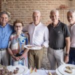 La famiglia Bonzano con Donato Lanati