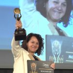 Emanuela Perenzin sul podio dell'Italian Cheese Awards 2019