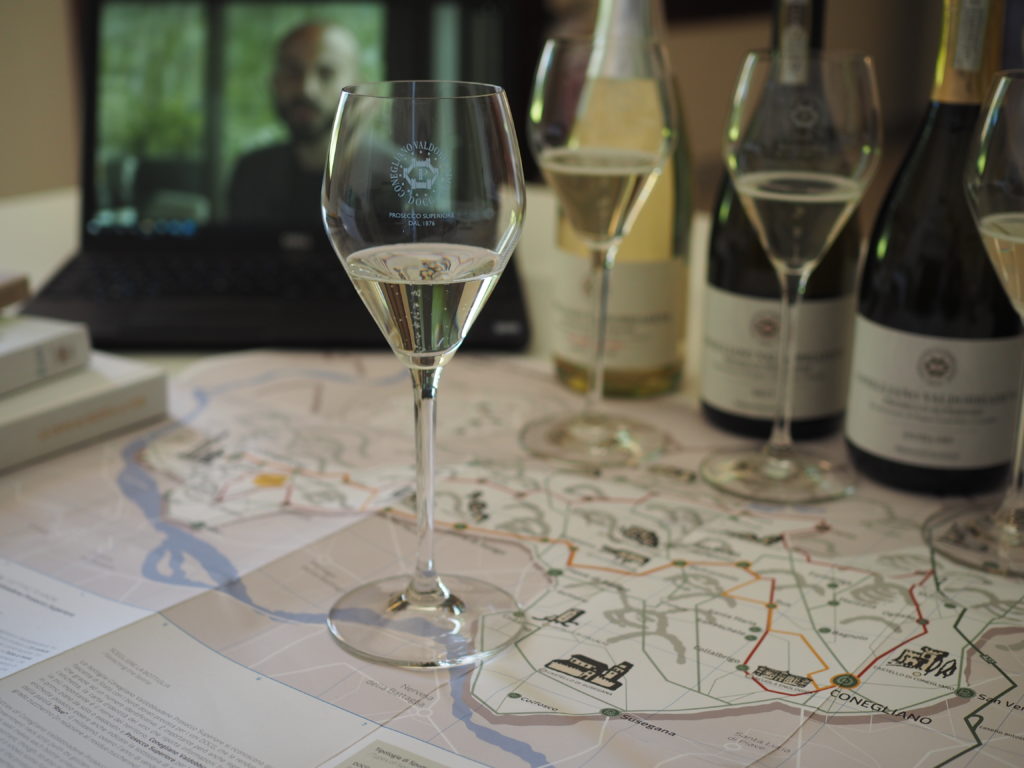 Virtual tasting Conegliano Valdobbiadene Prosecco