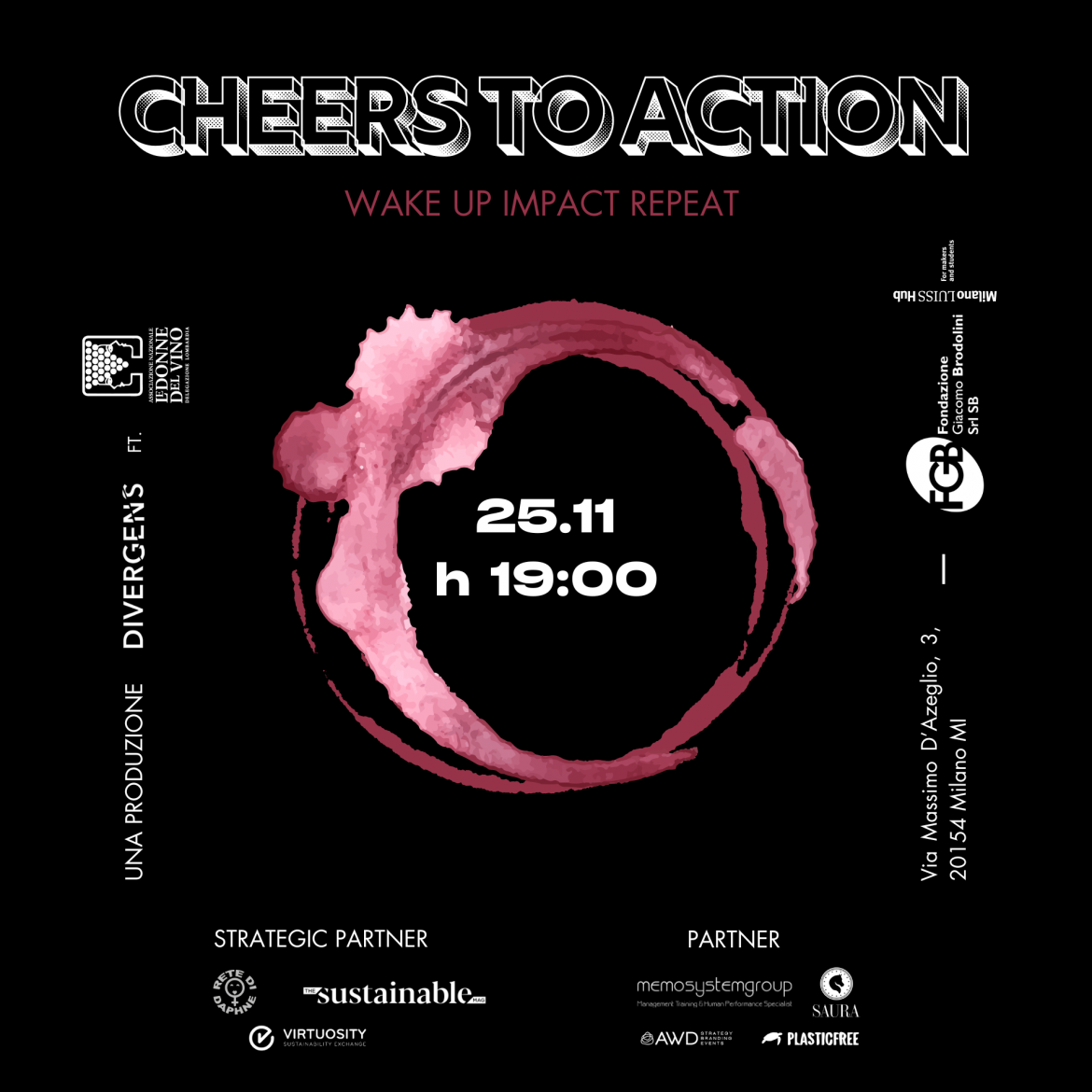 Cheers to Action con le donne del Vino Lombardia