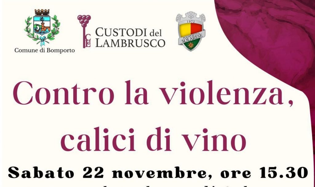 Calici di Vino contro la violenza
