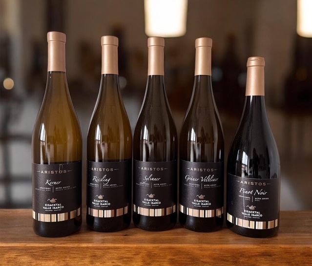 Cantina Valle Isarco nuove annate della linea Aristos
