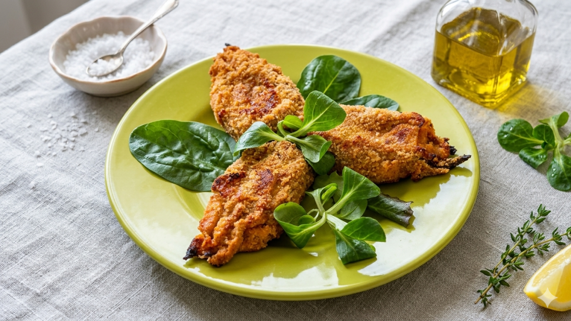 Fiori di zucca ripieni leggeri